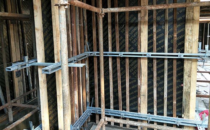 剪力墙水泥支撑系统加固安装步骤 - 山东方圆建筑材料